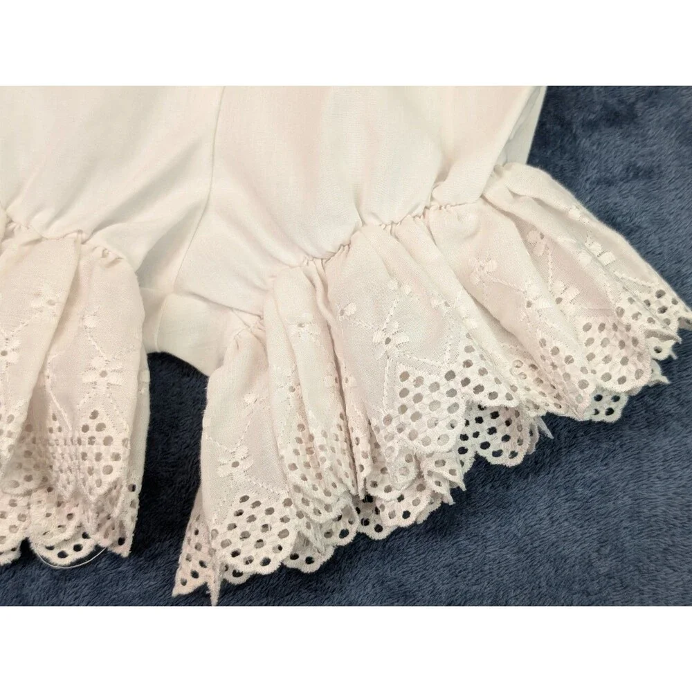 Chocolate Soup Girls Cotton Lace Bloomers White Size 4T - Picture 2 of 7